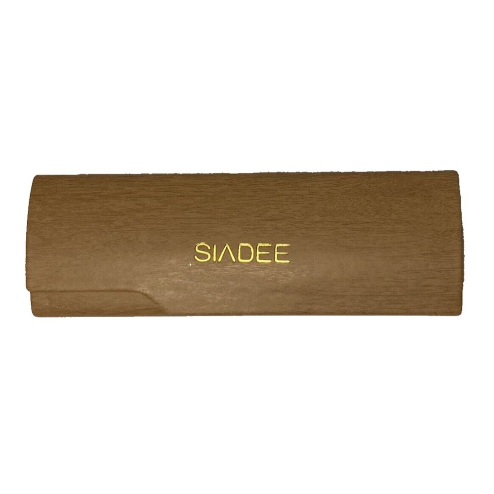Siadee Brown Woodtone Eyeglasses Sunglasses Hard Plastic Case
